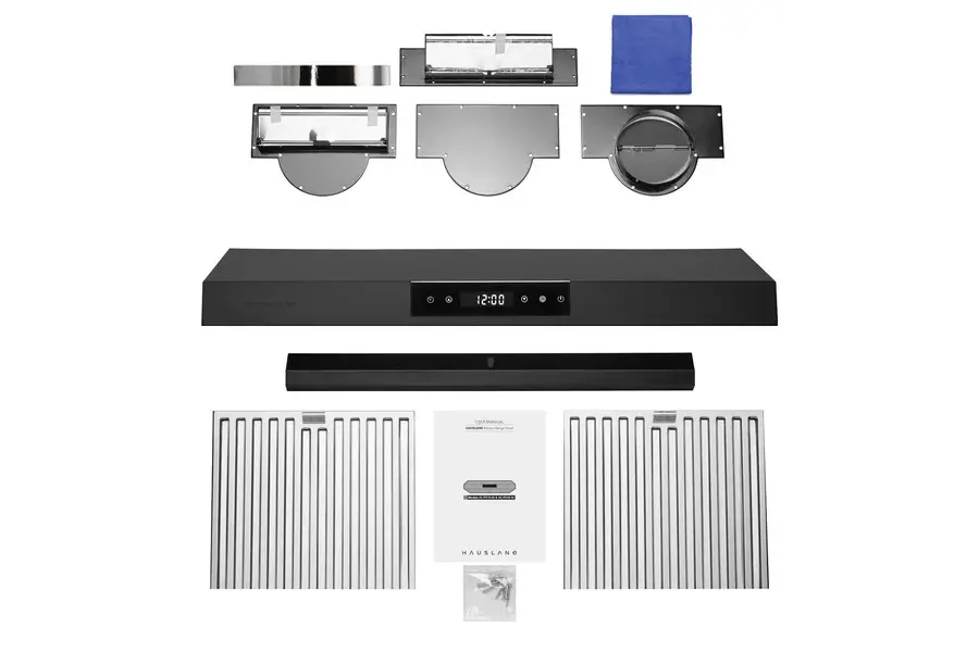 Hauslane | Chef 30 Undercabinet Matte Black Range Hood-4