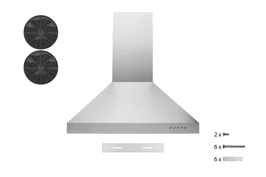 Hauslane | Chef 30 Convertible Stainless Steel Wall-Mounted Range Hood-7