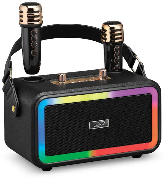 IJB673B iLive Karaoke+ Wireless Party Machine-1