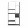 Mission District Gray Bookcase