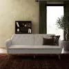 Tallulah Ivory Boucle Memory Foam Futon