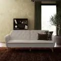 Tallulah Ivory Boucle Memory Foam Futon