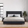 Eveline Dark Blue Upholstered King Bed