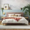 Mr. Kate Daphne Blush Velvet Upholstered King Bed