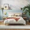 Mr. Kate Daphne Ivory Velvet Upholstered Full Bed
