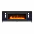 Lumina Black Fireplace TV Stand