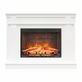 Elmcroft White Fireplace TV Stand