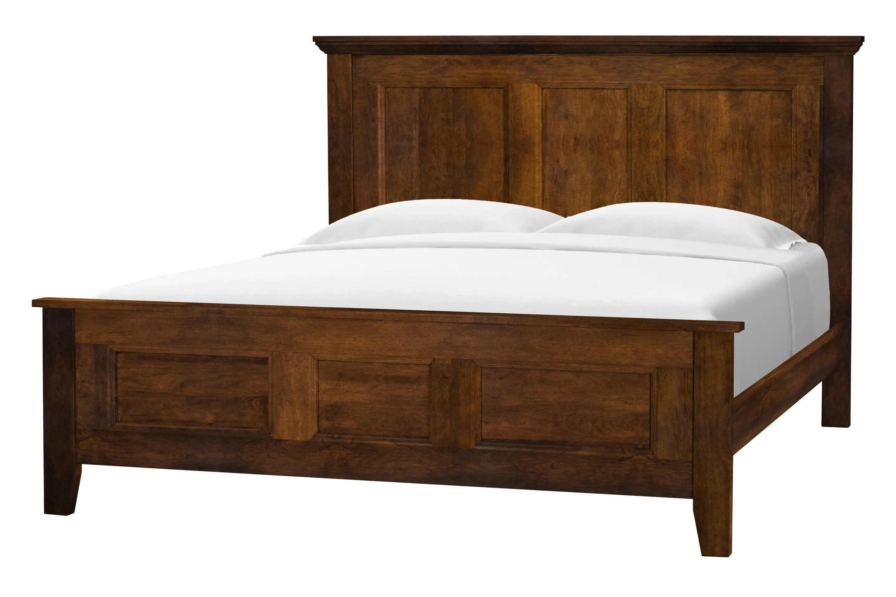 Brentwood Walnut Brown King Bed-1