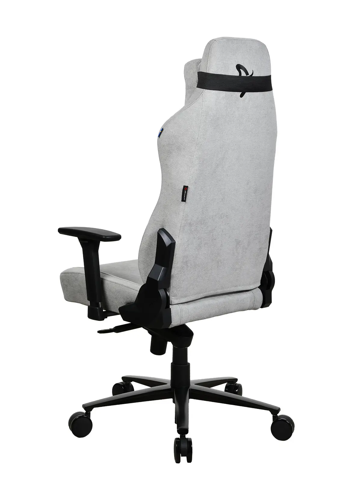 VERNAZZA-SFB-LG Vernazza Light Gray Soft Fabric Gaming Chair-4