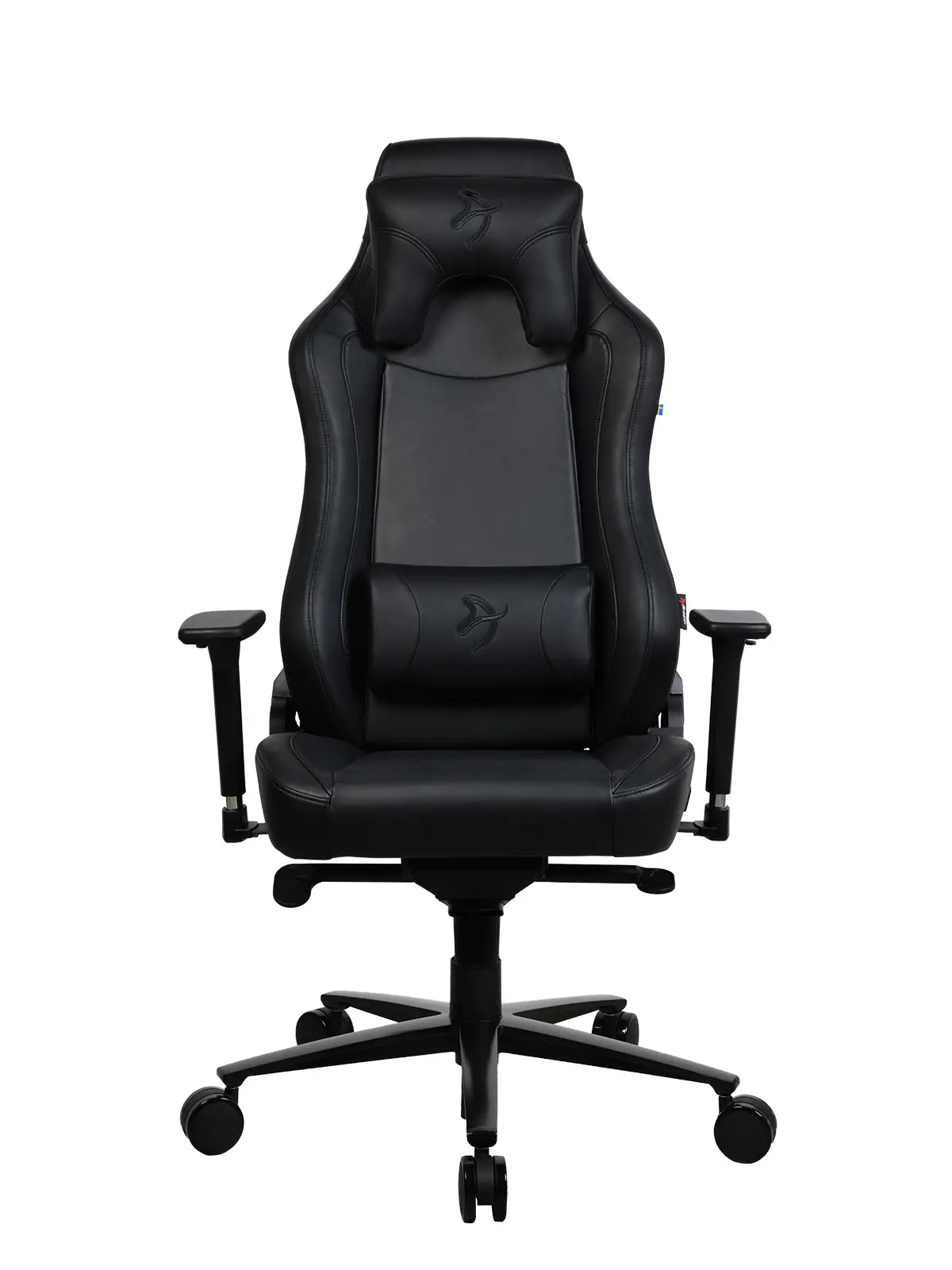 VERNAZZA-SPU-PBK Vernazza Pure Black Soft PU Gaming Chair-1