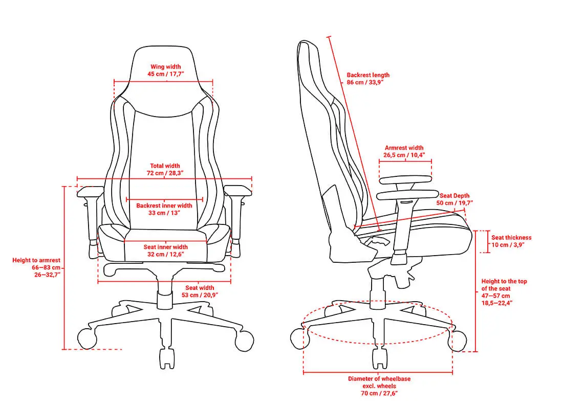 VERNAZZA-SPU-PBK Vernazza Pure Black Soft PU Gaming Chair-9