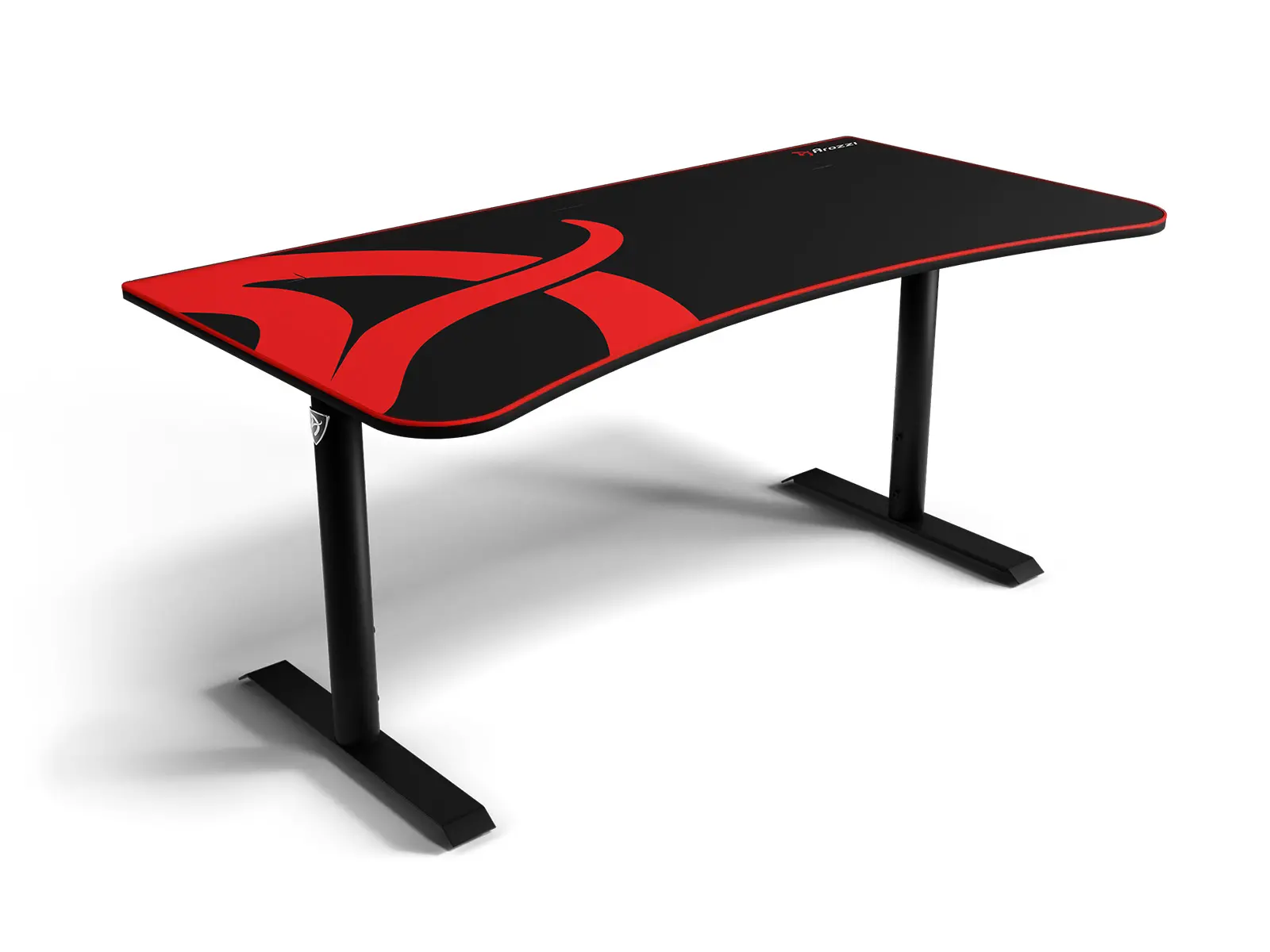 ARENA-NA-BLACK Arena Black and Red Gaming Desk-2