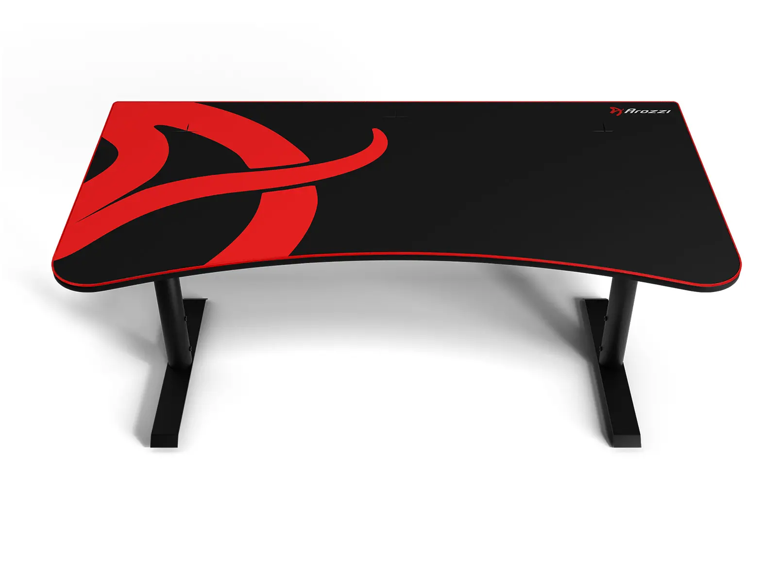 ARENA-NA-BLACK Arena Black and Red Gaming Desk-4