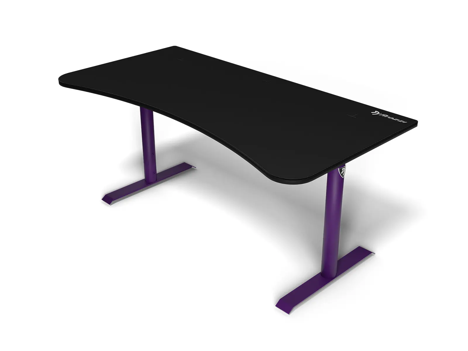ARENA-NA-DP-BK Arena Black and Purple Gaming Desk-3