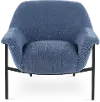 Sabrina Navy Blue Accent Chair