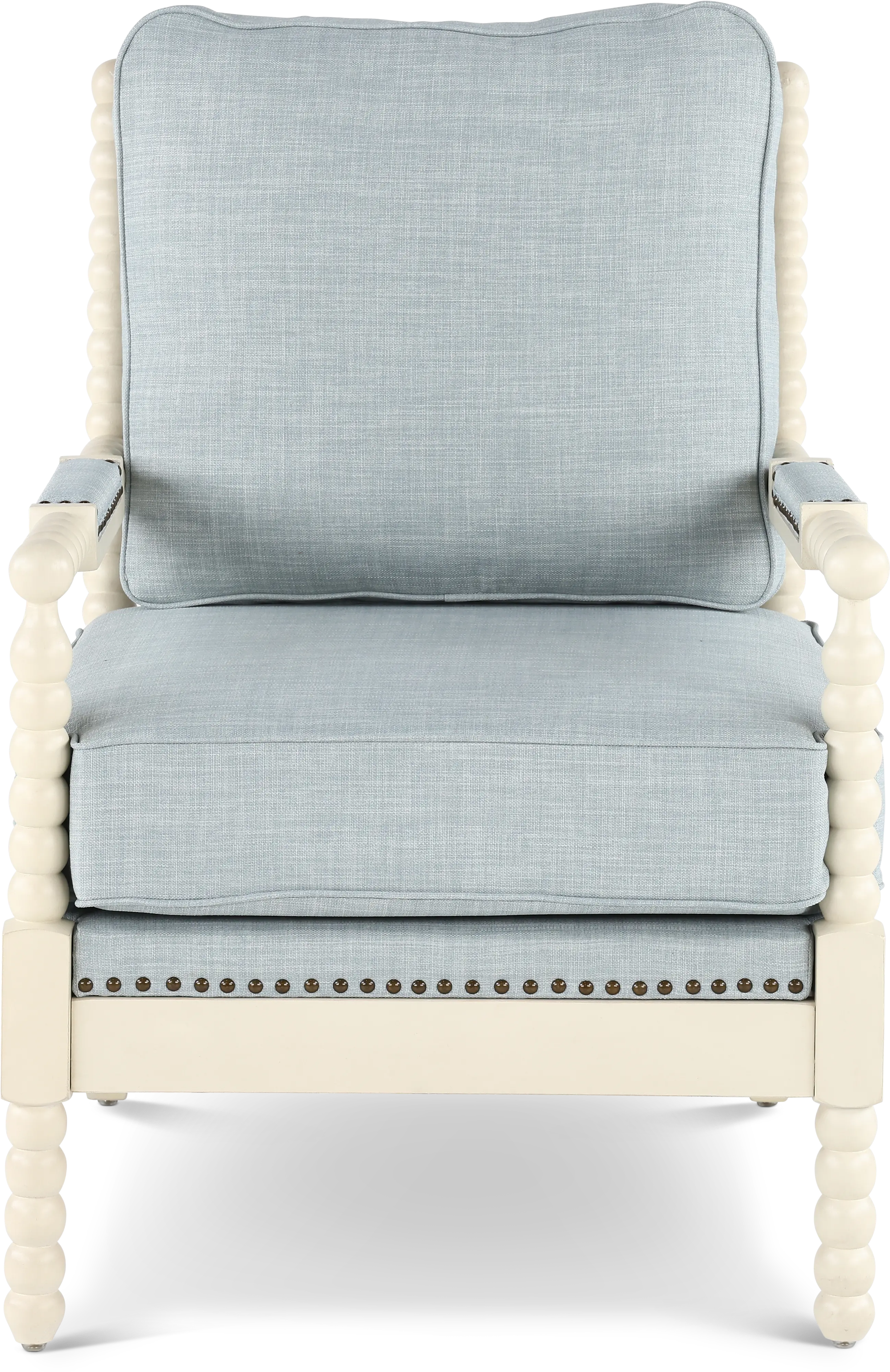 Donahue Light Blue Accent Chair-1