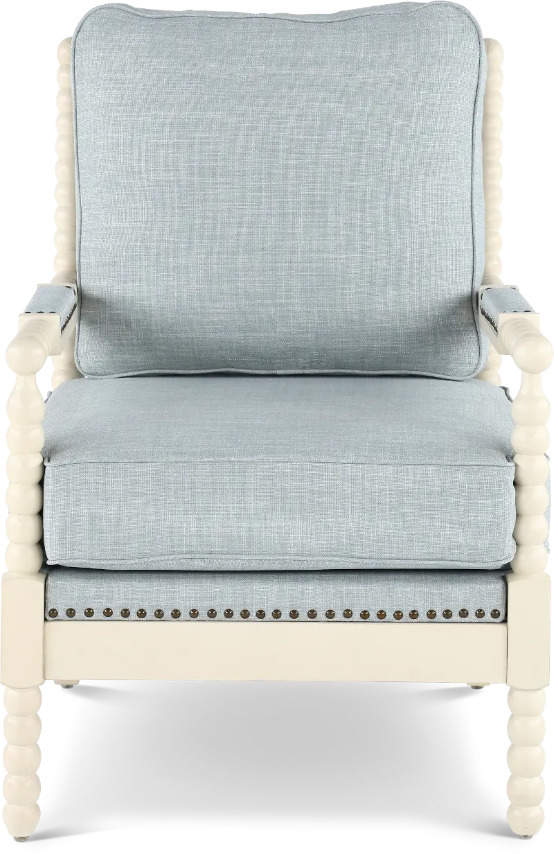 Donahue Light Blue Accent Chair