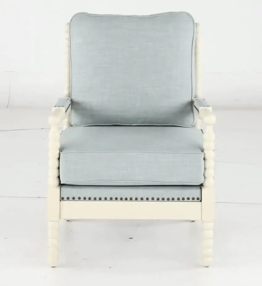 Donahue Light Blue Accent Chair-6