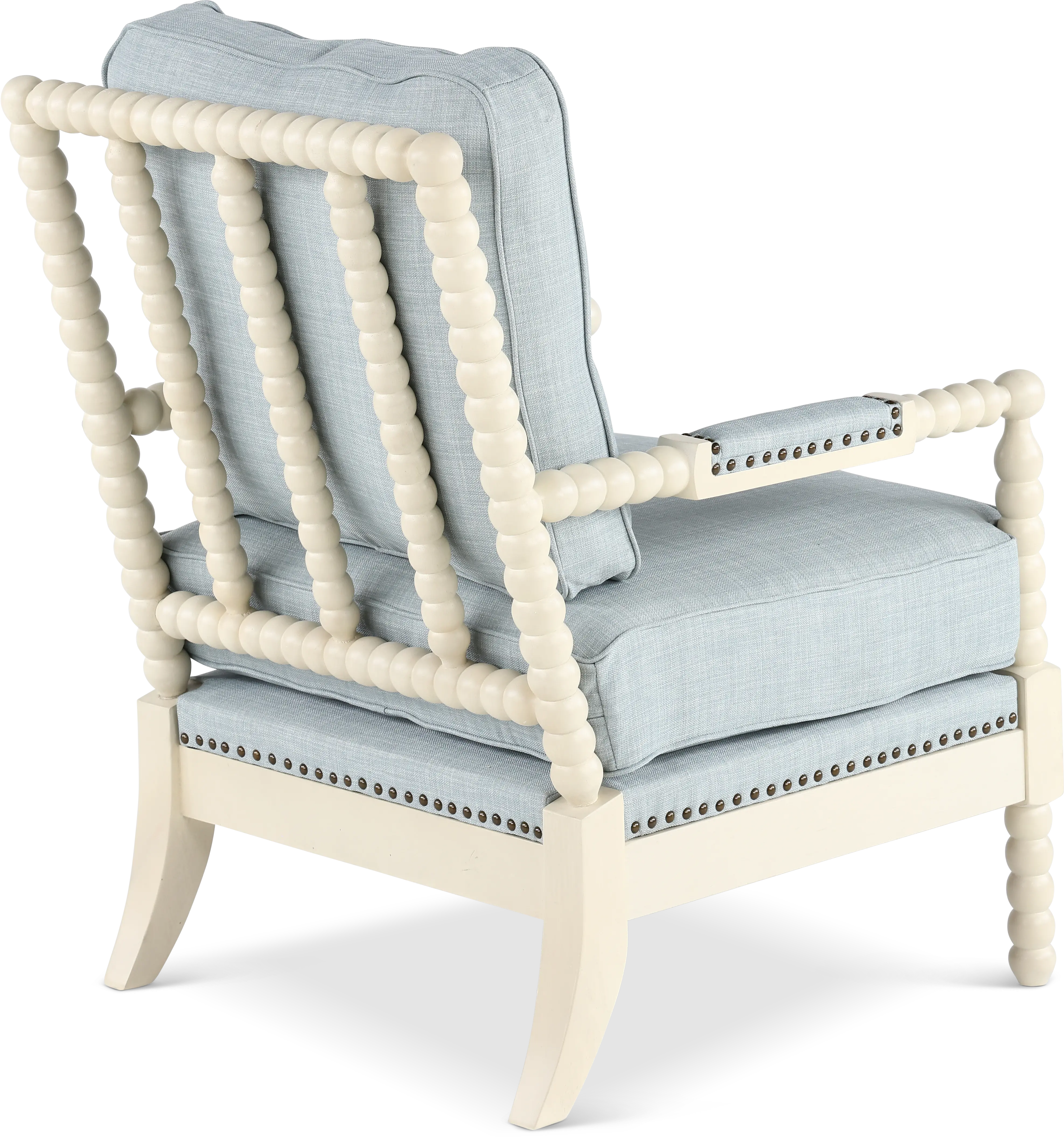 Donahue Light Blue Accent Chair-8
