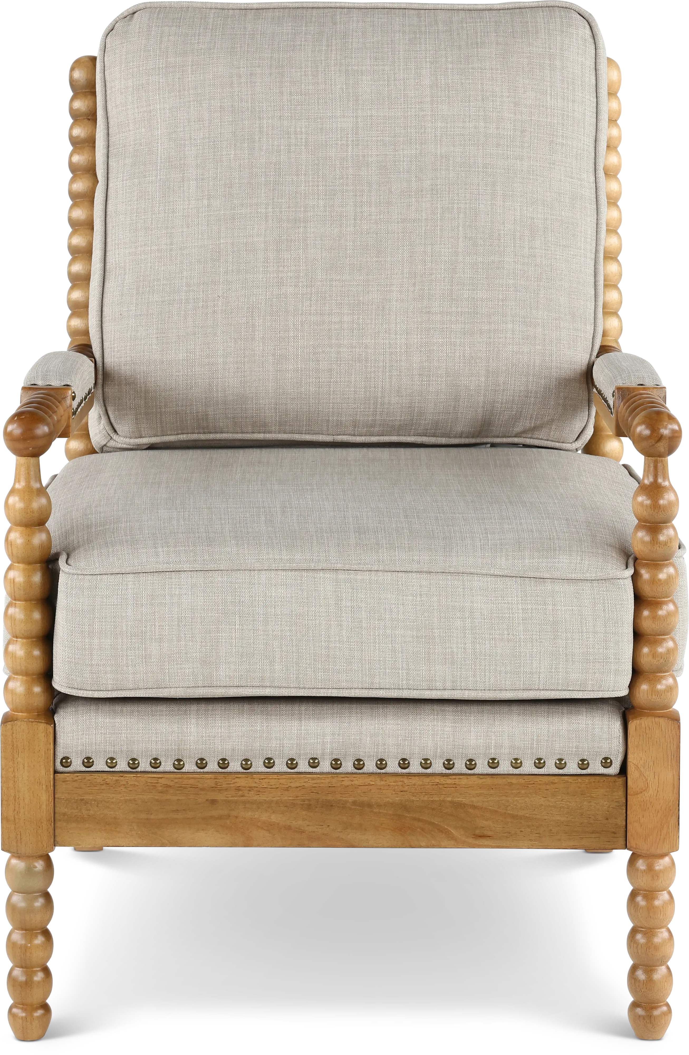 Donahue Light Gray Accent Chair-1