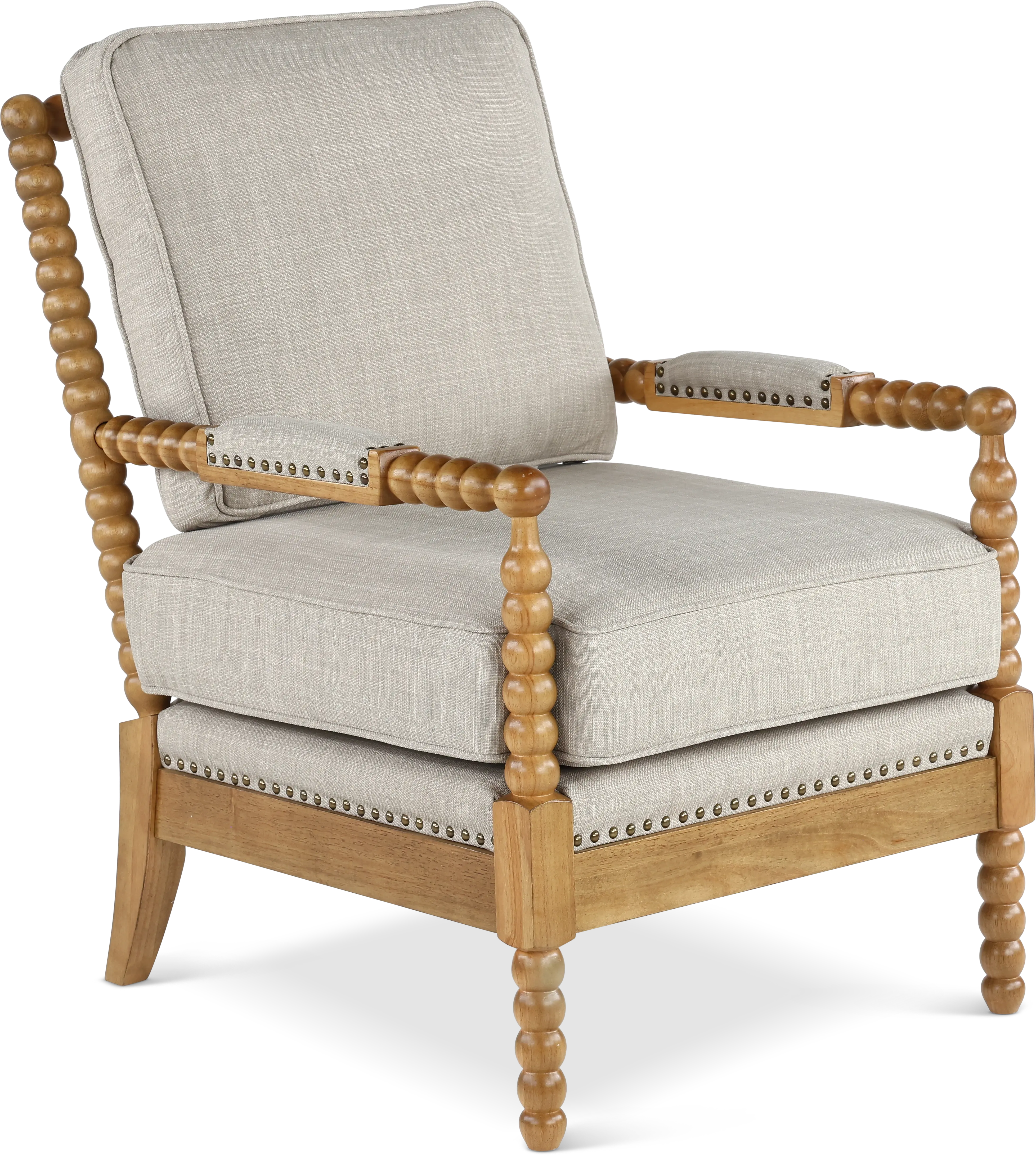 Donahue Light Gray Accent Chair-3