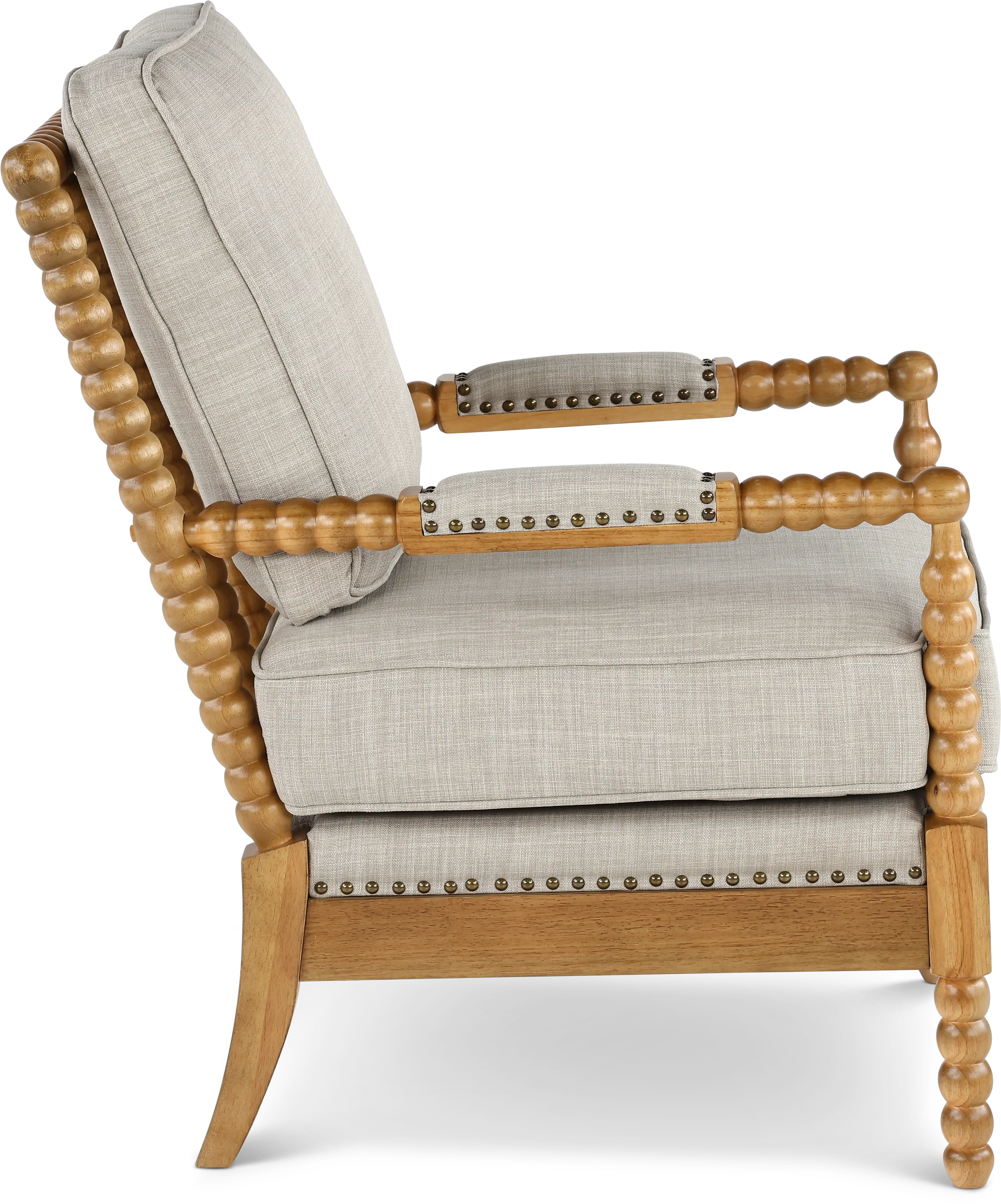Donahue Light Gray Accent Chair-6