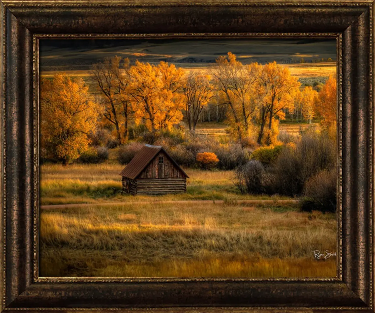 RS2034RC Homestead Barn Framed Canvas-1