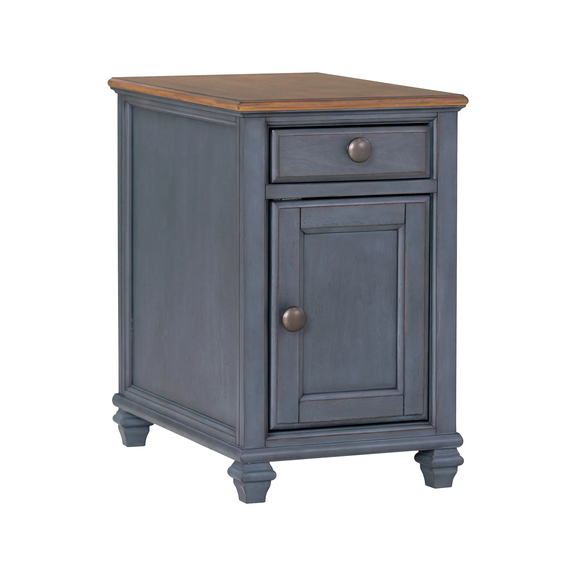 Americanas Blue Side Table-1