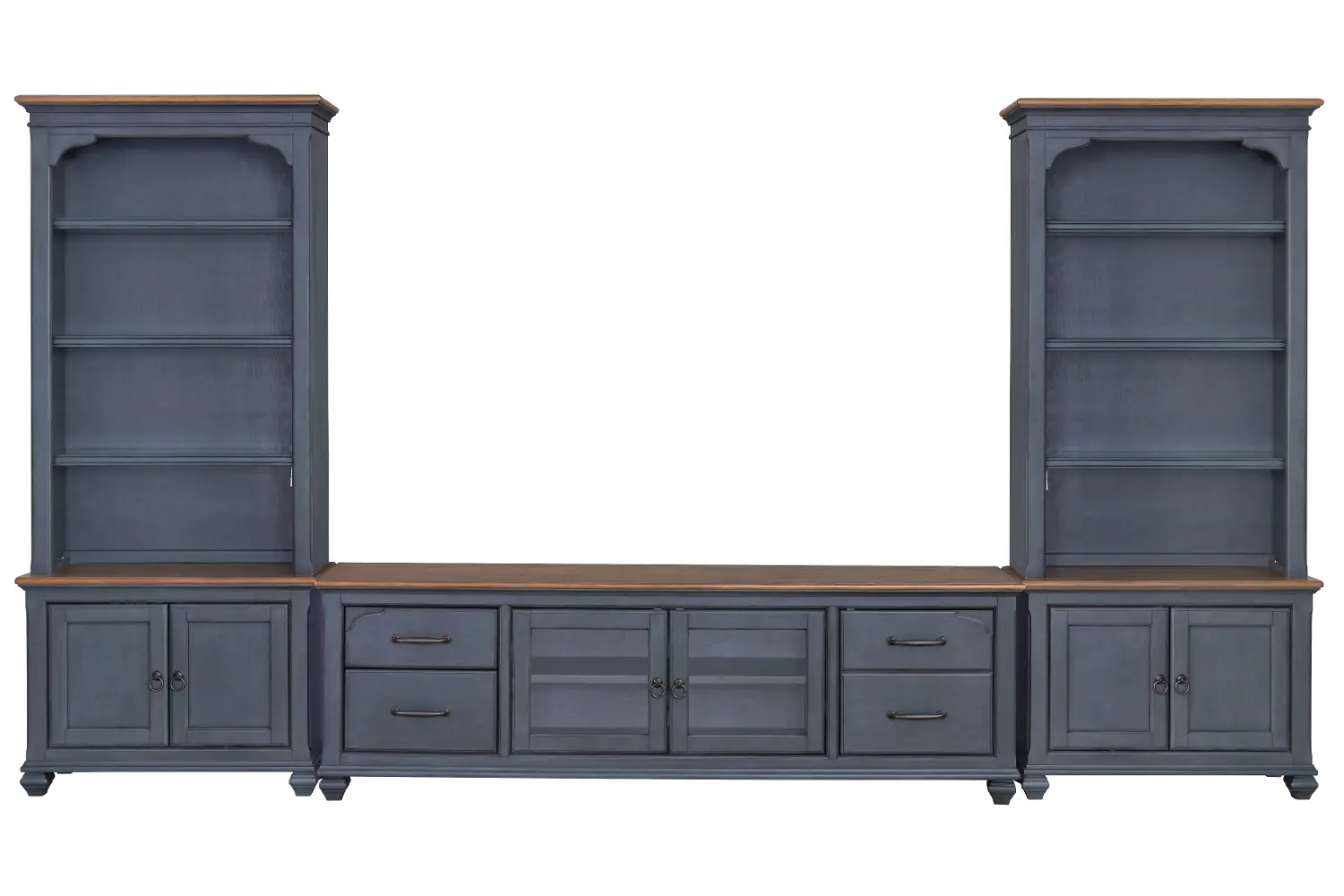 Americanas Blue Entertainment Center-1