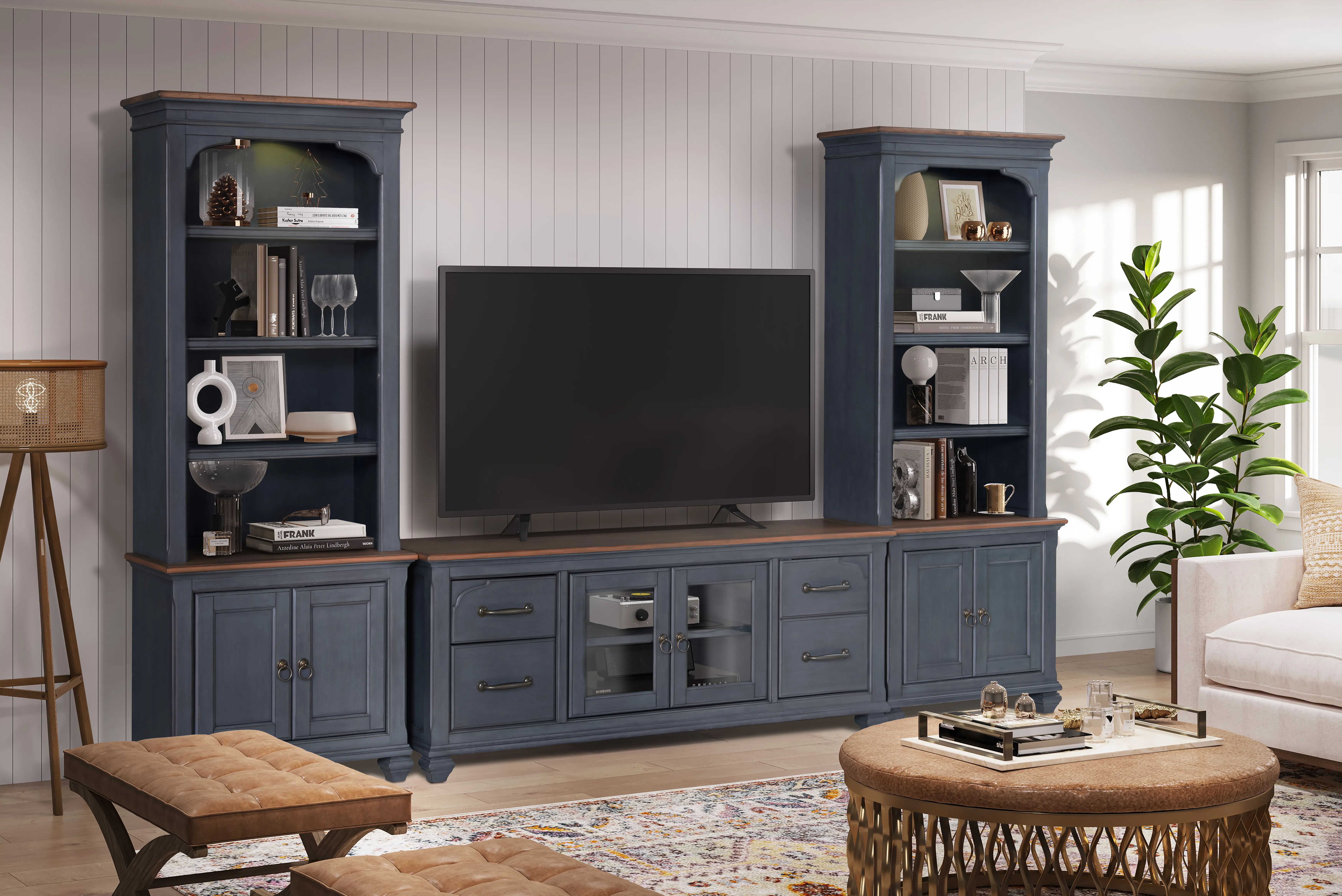 Americanas Blue Entertainment Center-2