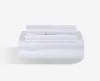 BGS199355 BedGear White Hyper Cotton Split-Head Queen Sheet Set