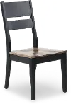 Emmitt Natural and Black Dining Chair