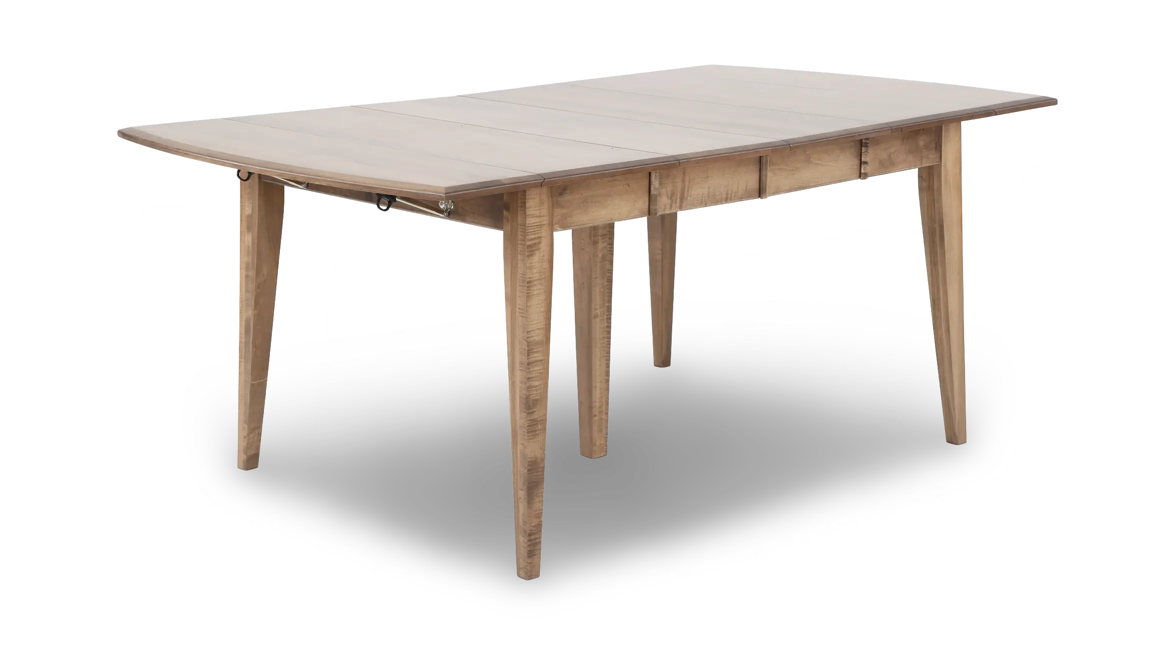 Elaine Natural Maple Dining Table with 2 Leaves-7
