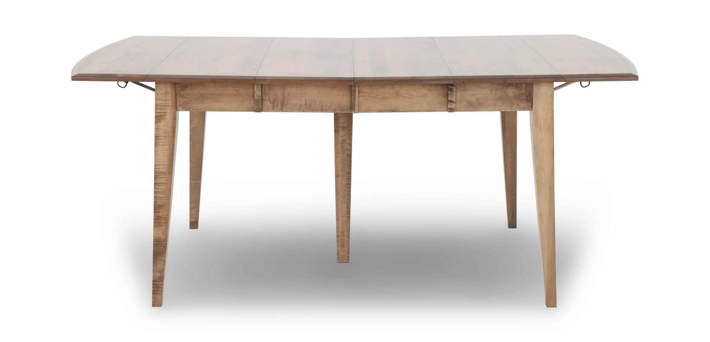 Elaine Natural Maple Dining Table with 2 Leaves-9