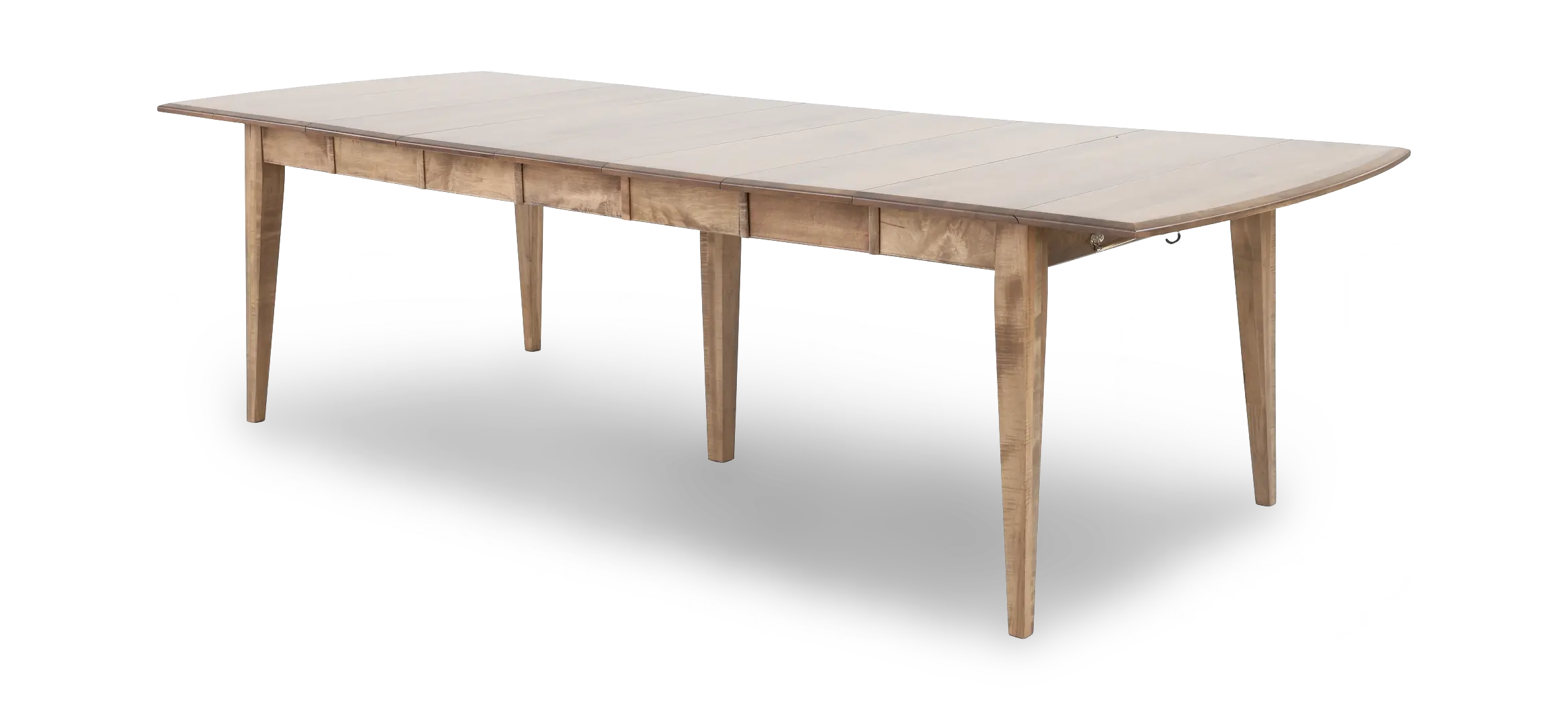 Elaine Natural Maple Dining Table with 5 Leaves-6