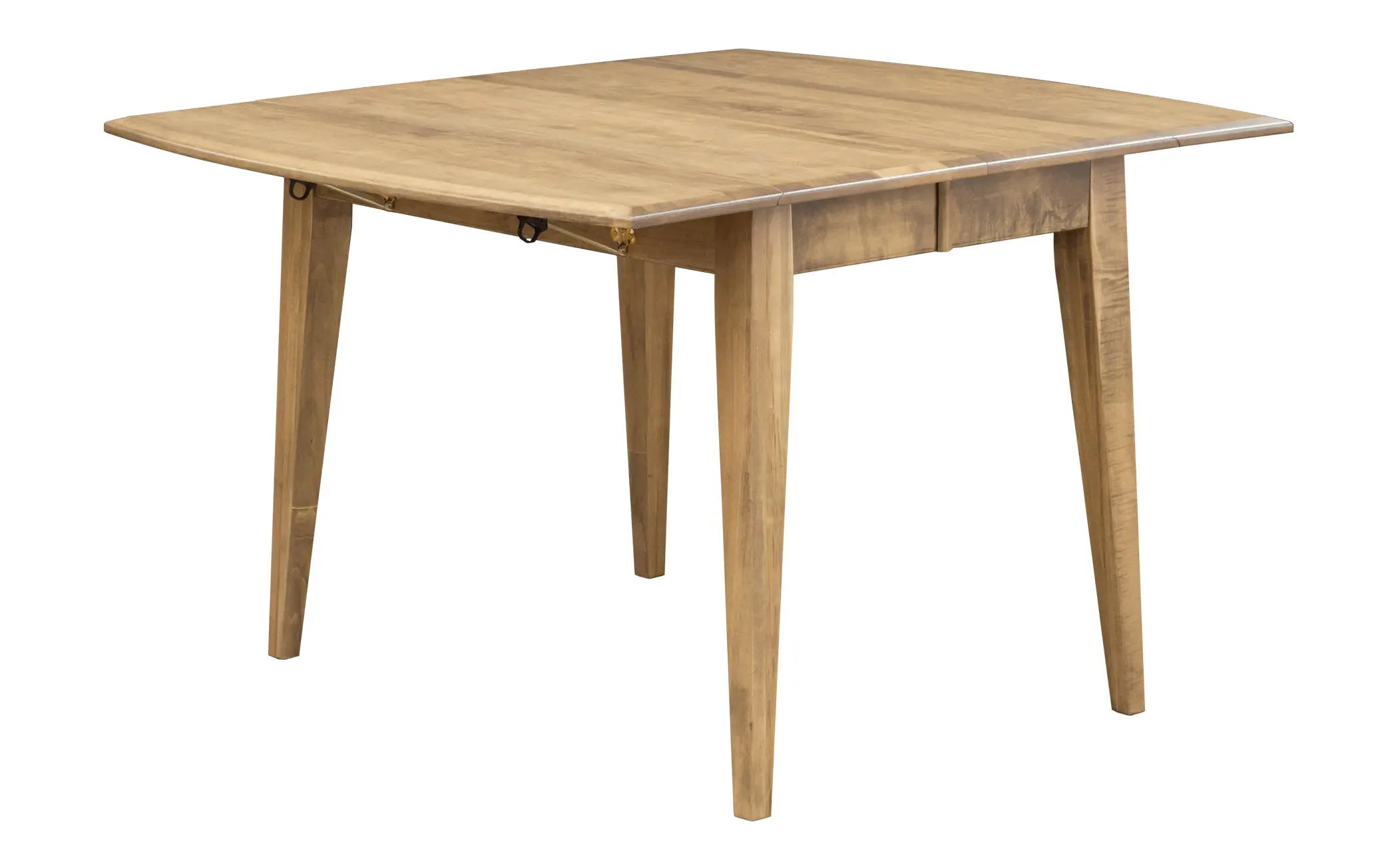 Elaine 5 Piece Natural Dining Set with 2 Leaves and Saber Chairs-2
