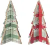 Holiday and Red Plaid Triangle