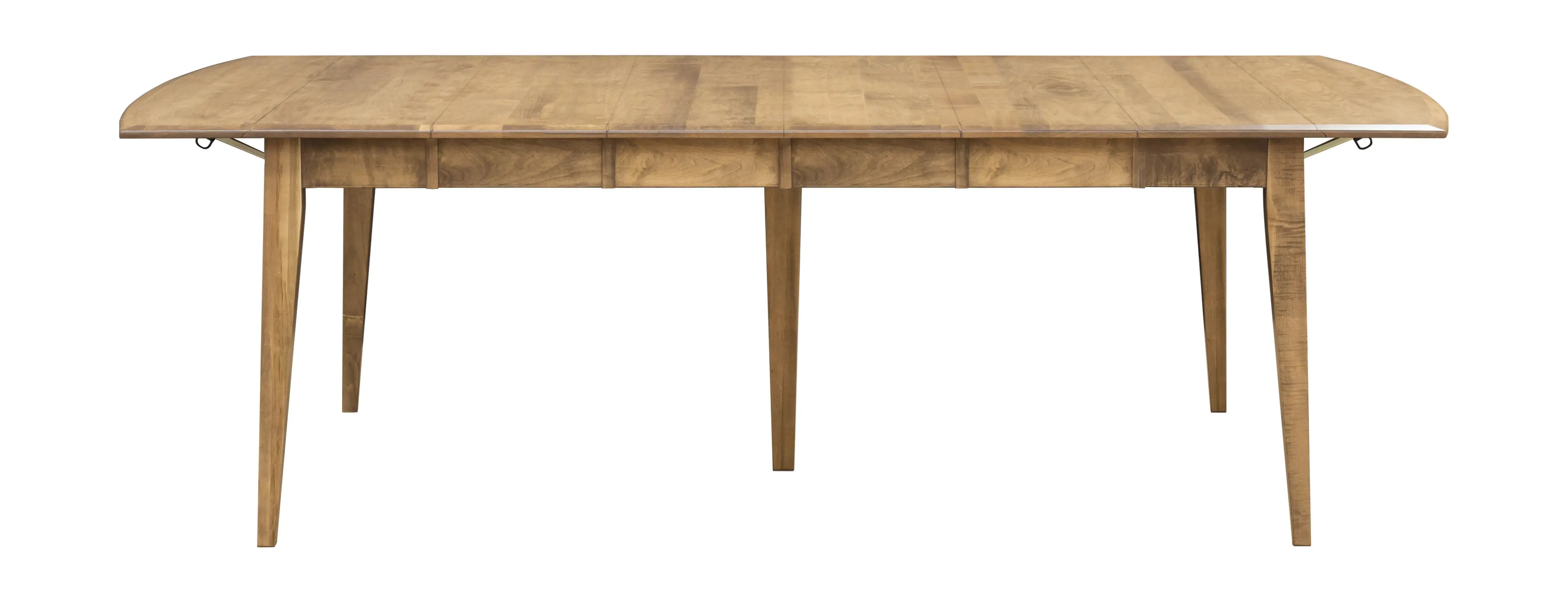 Elaine 5 Piece Natural Dining Set with 5 Leaves and Saber Chairs-3