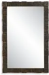 Bustelo Dark Brown Metal Frame Mirror