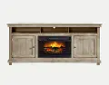 Lacosta 72 Natural Fireplace TV Stand