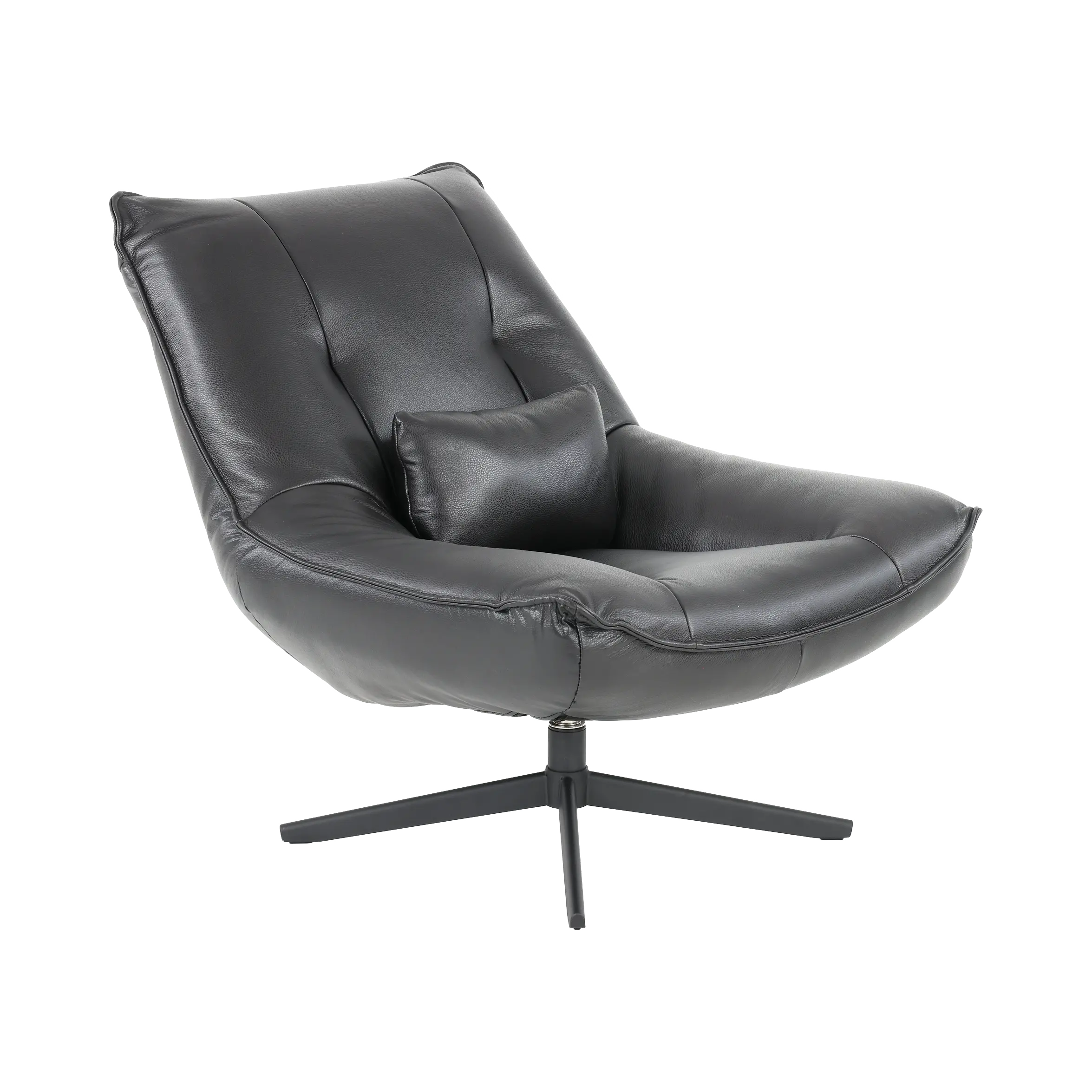 Softee Blackberry Swivel Chair-1