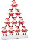 10  Gingerbread Santa Tower