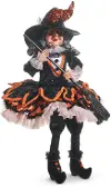 20  Orange and Black Party Dress