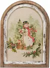 16.5  Watercolor Holiday Snowman Art