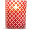 4 x 5 Red Glass Candle