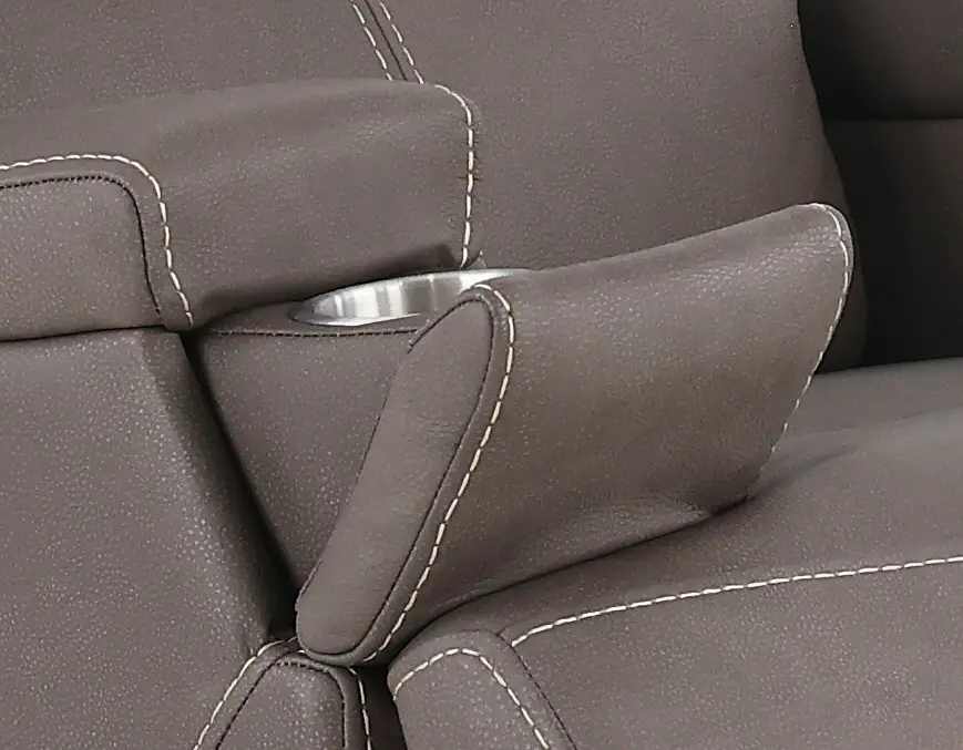 Rushton Lontra Leather 5 Piece Power Reclining Home Theater Set-9