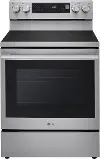 LREN6325XE LG 6.3 Cu Ft Electric Single Oven Range - Stainless Steel