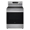 LREN6323YE LG 6.3 Cu Ft Electric Single Oven Range - Stainless Steel