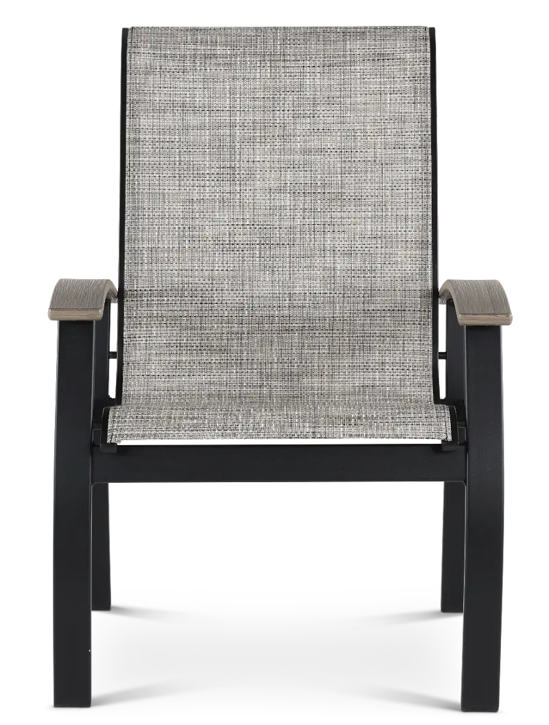 Belle Isle Black Sling Armchair