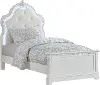 Arabella White Twin Bed